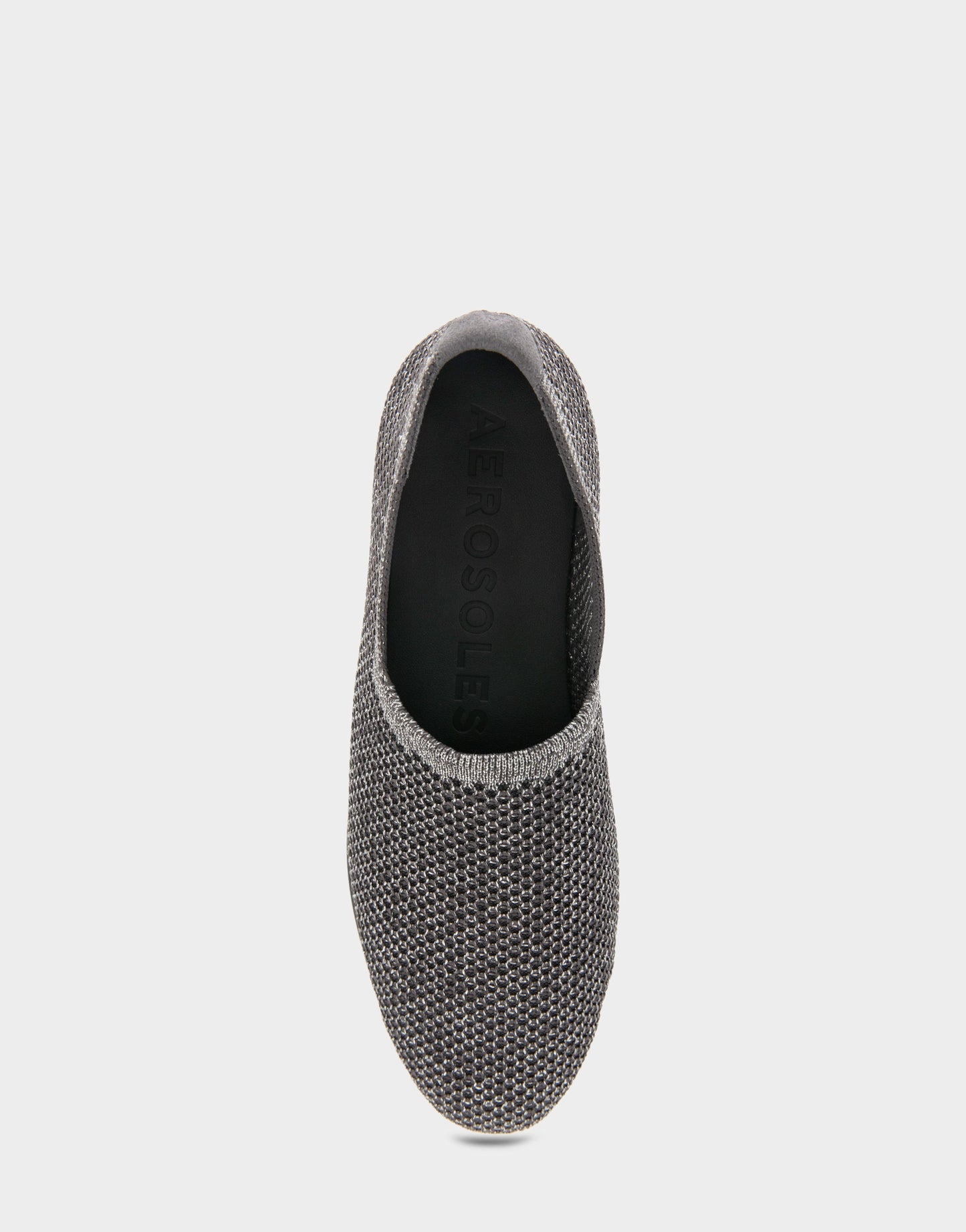 Aerosoles Women's Loafer in Gunmetal Metallic Knit