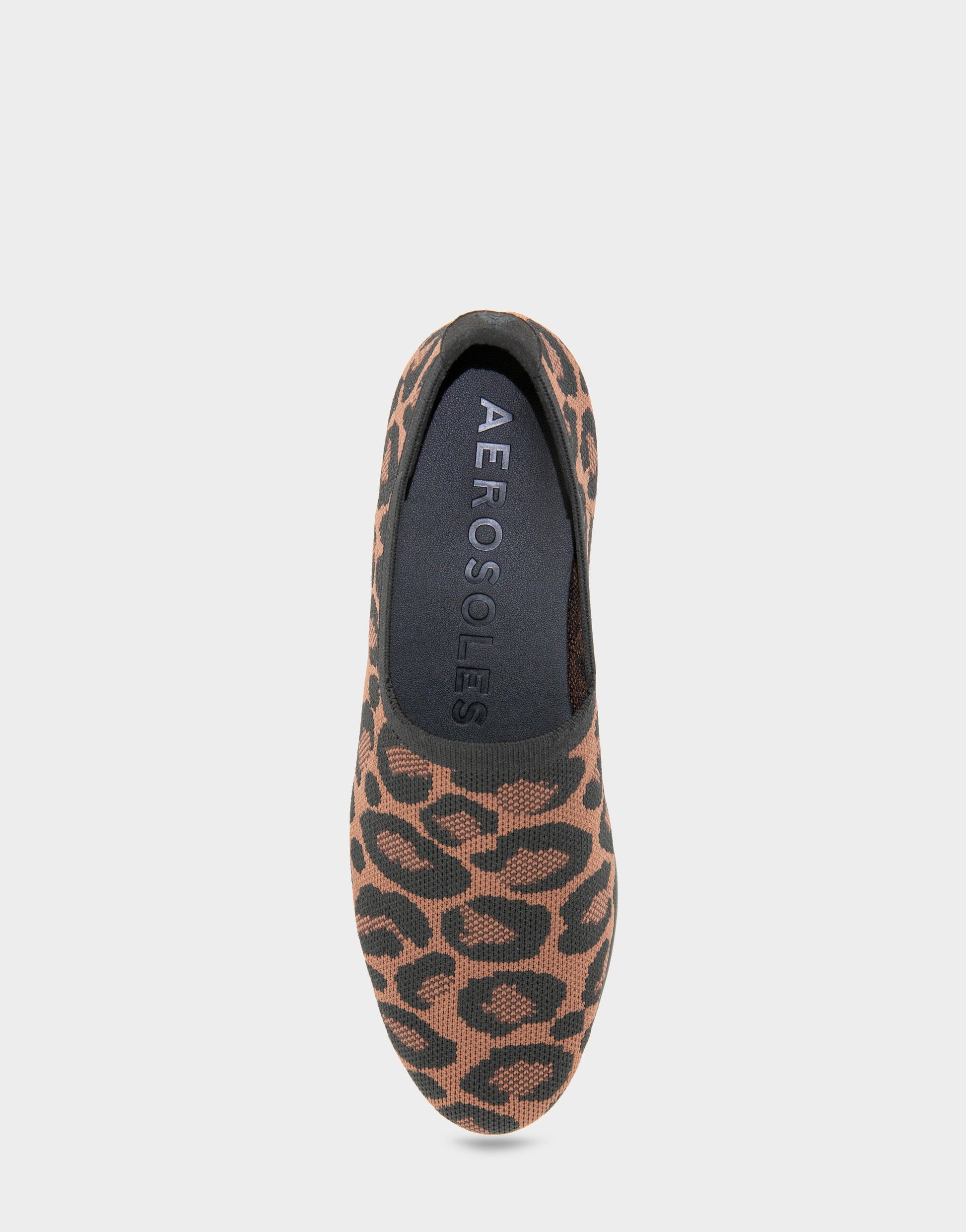 Aerosoles Women's Loafer in Mocha Jaguar Knit