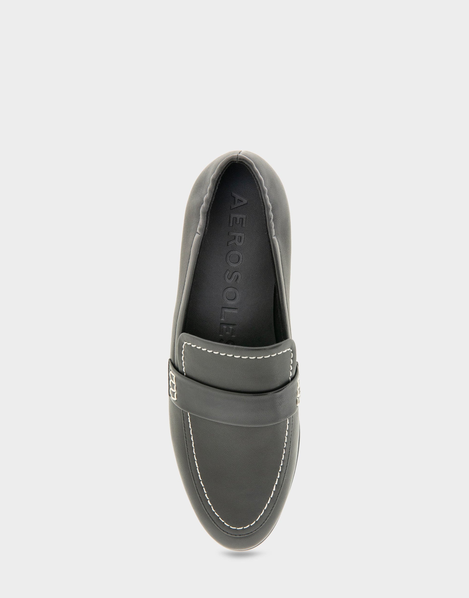 Aerosoles Women's Loafer in Black Leather