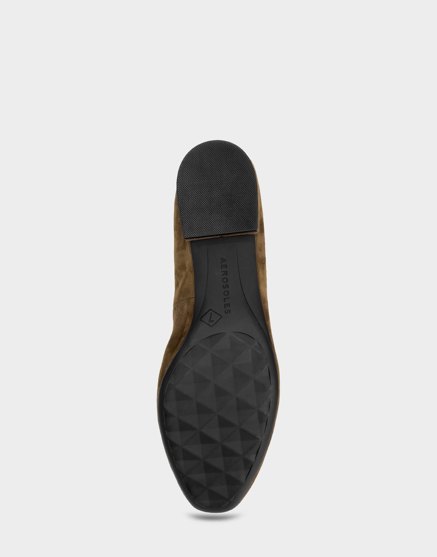 Aerosoles Women's Ballet Flat in Mocha Suede