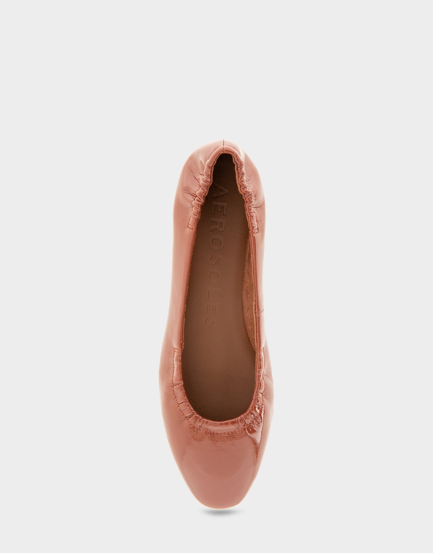 Aerosoles Women's Ballet Flat in Sequoia Crinkle Patent