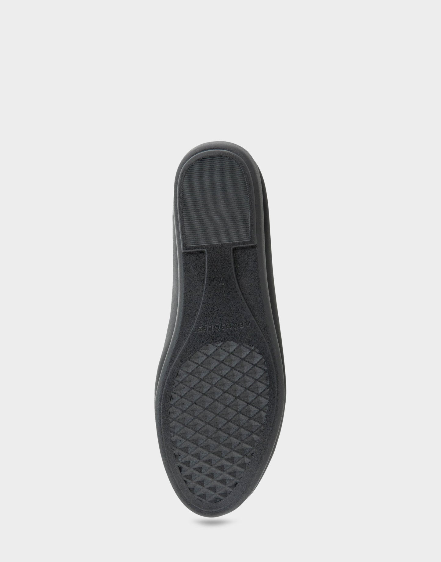 Aerosoles Women's Ballet Flat in Black Faux Leather