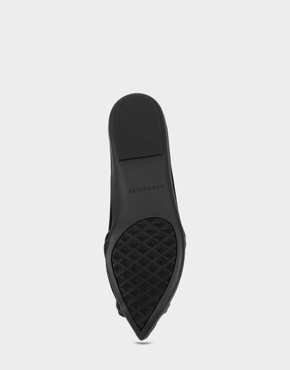 Aerosoles Women's Dress Flat in Black Velvet