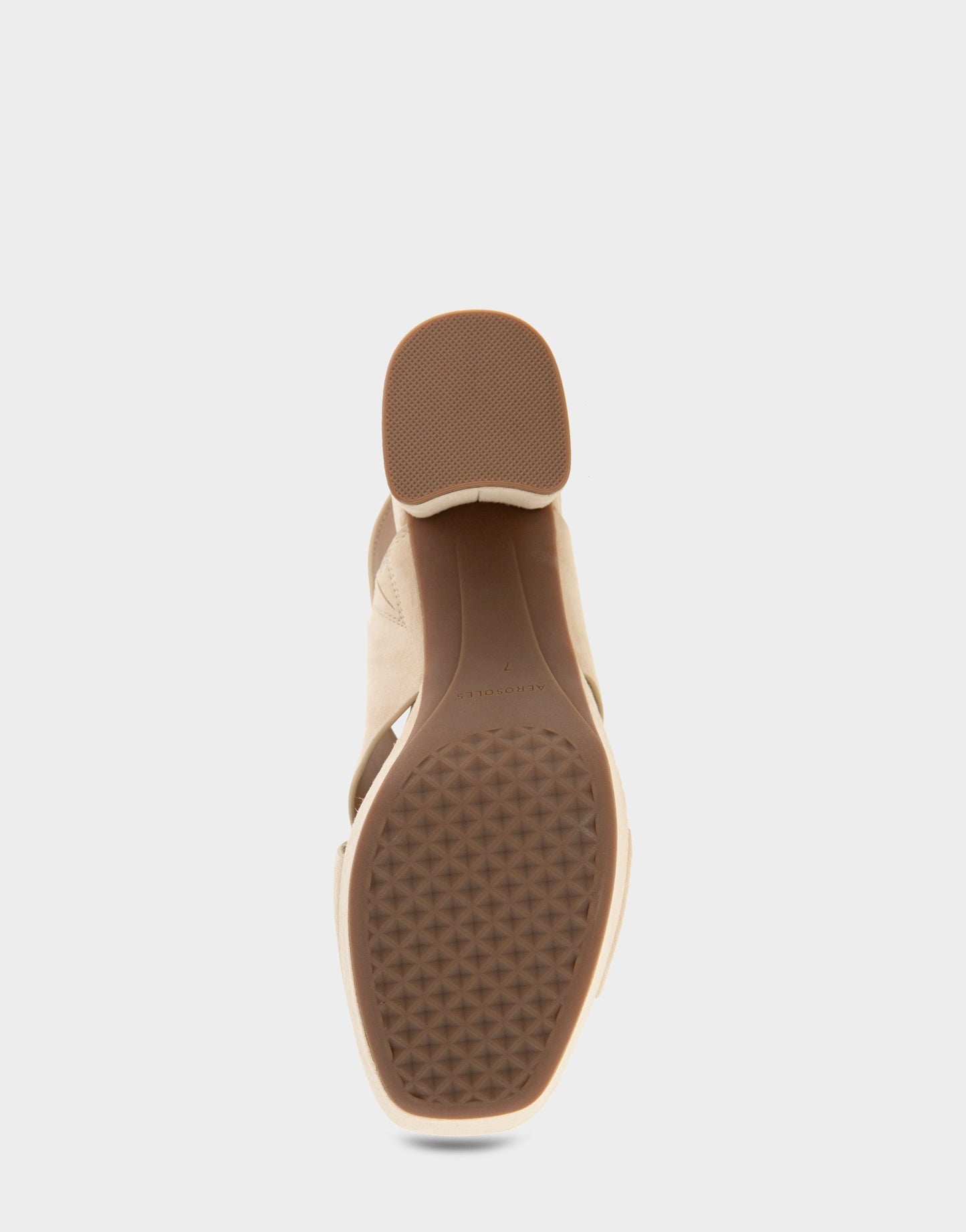 Aerosoles Women's Platform Sandal in Stone Suede