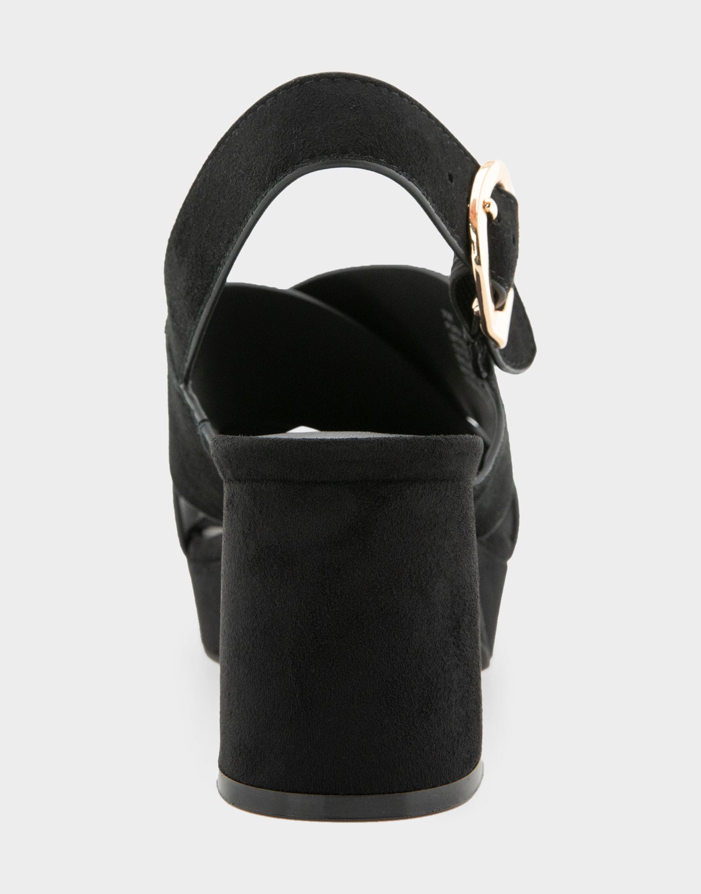 Aerosoles Women's Platform Sandal in Black Suede