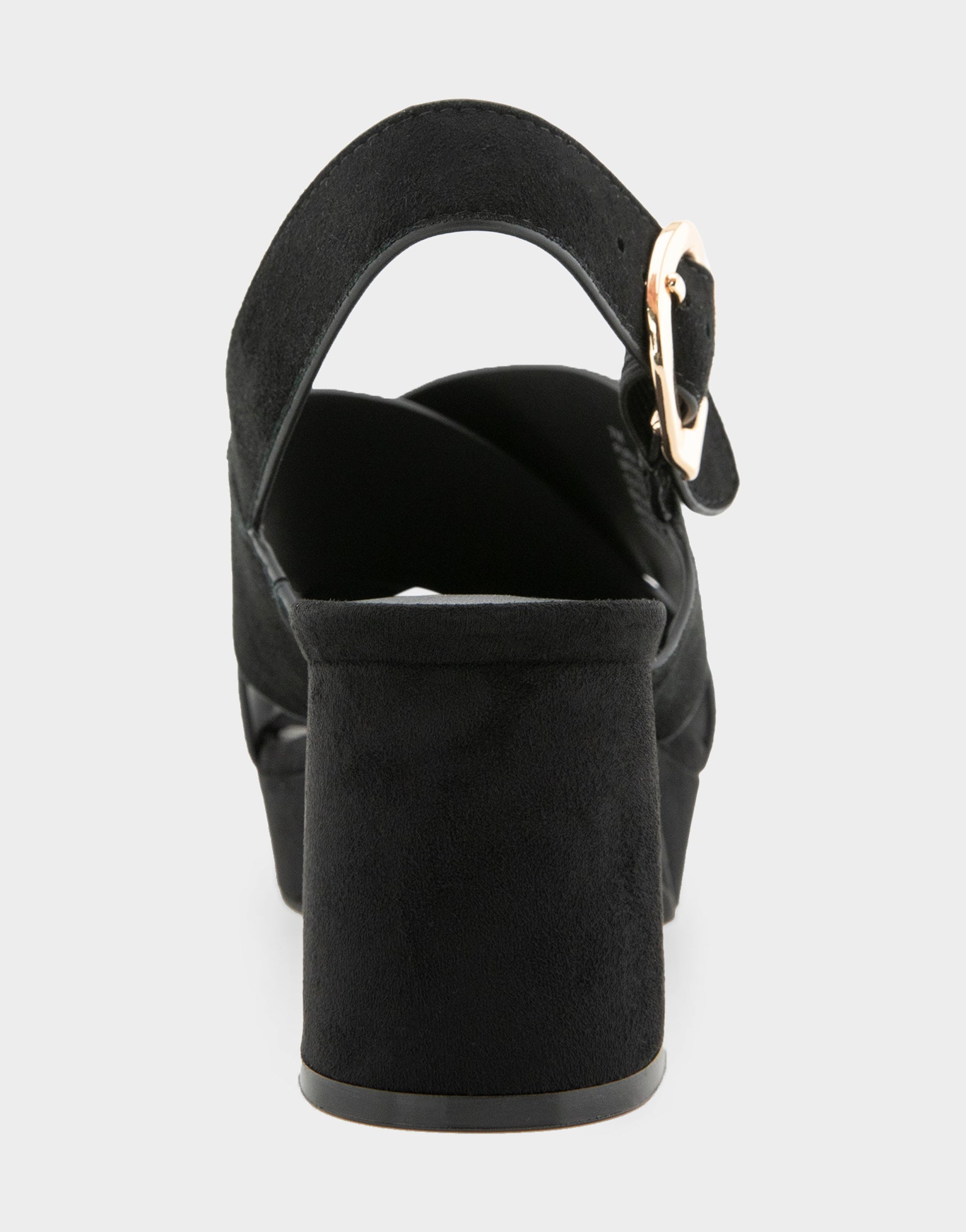 Aerosoles Women's Platform Sandal in Black Suede