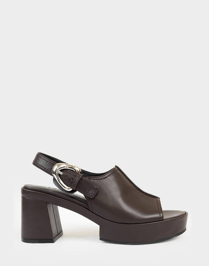 Aerosoles Women's Platform Sandal in Java Stretch Faux Leather