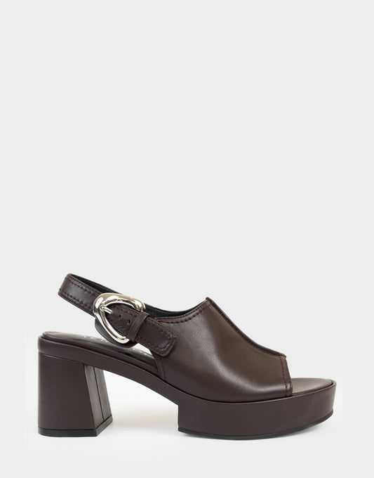 Aerosoles Women's Platform Sandal in Java Stretch Faux Leather