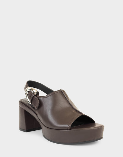 Aerosoles Women's Platform Sandal in Java Stretch Faux Leather