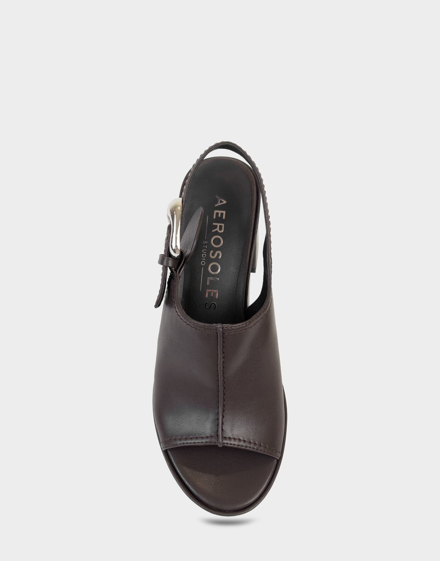 Aerosoles Women's Platform Sandal in Java Stretch Faux Leather