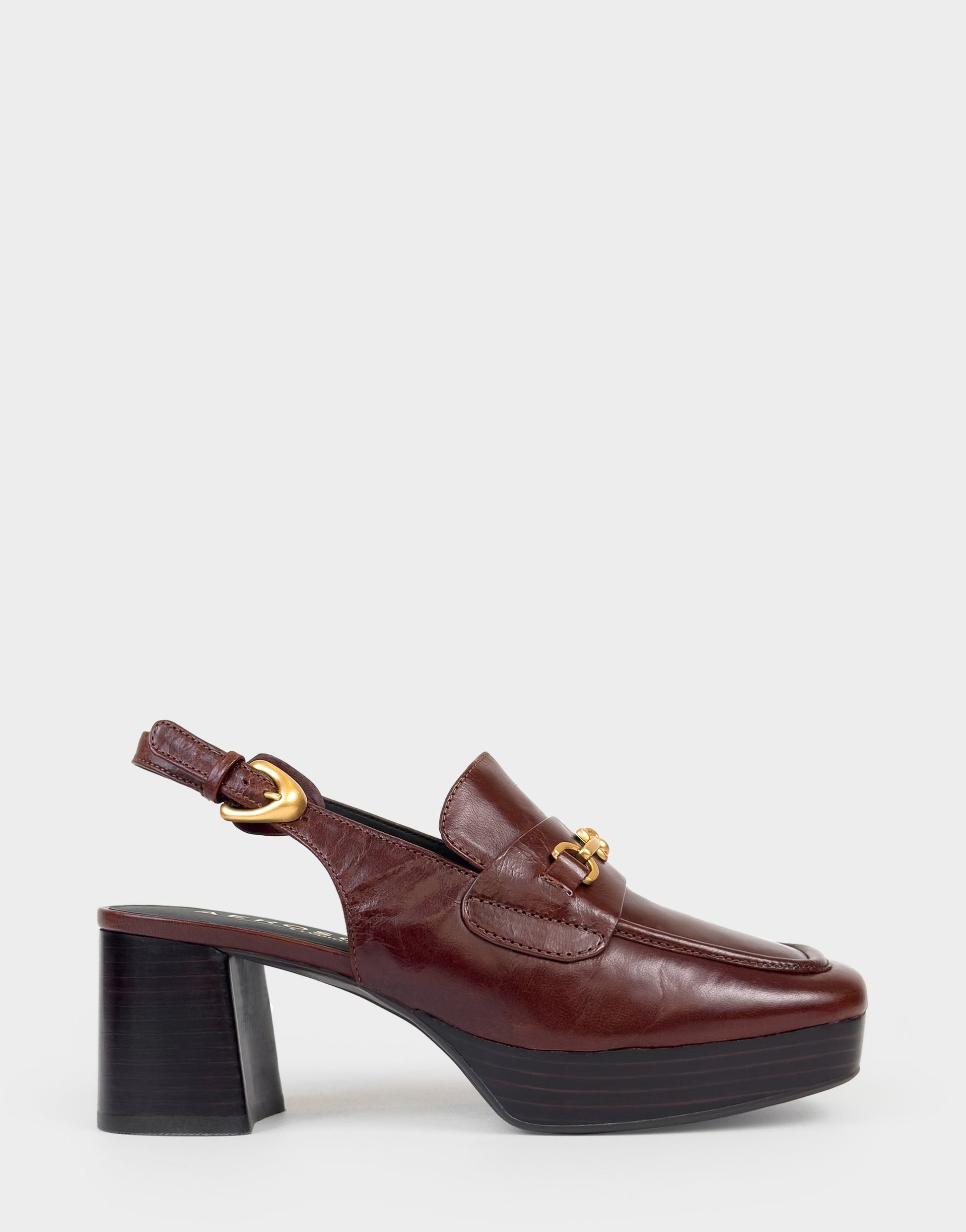 Aerosoles Women's Slingback Platform in Sequoia Leather