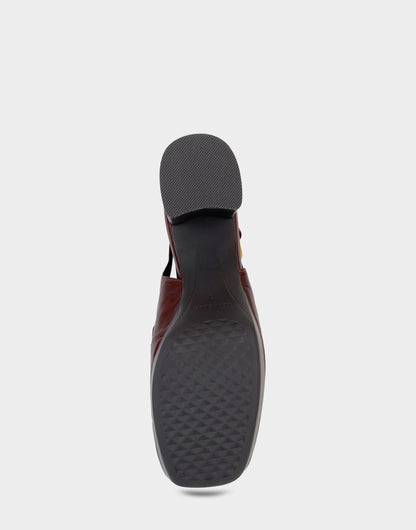 Aerosoles Women's Slingback Platform in Sequoia Leather