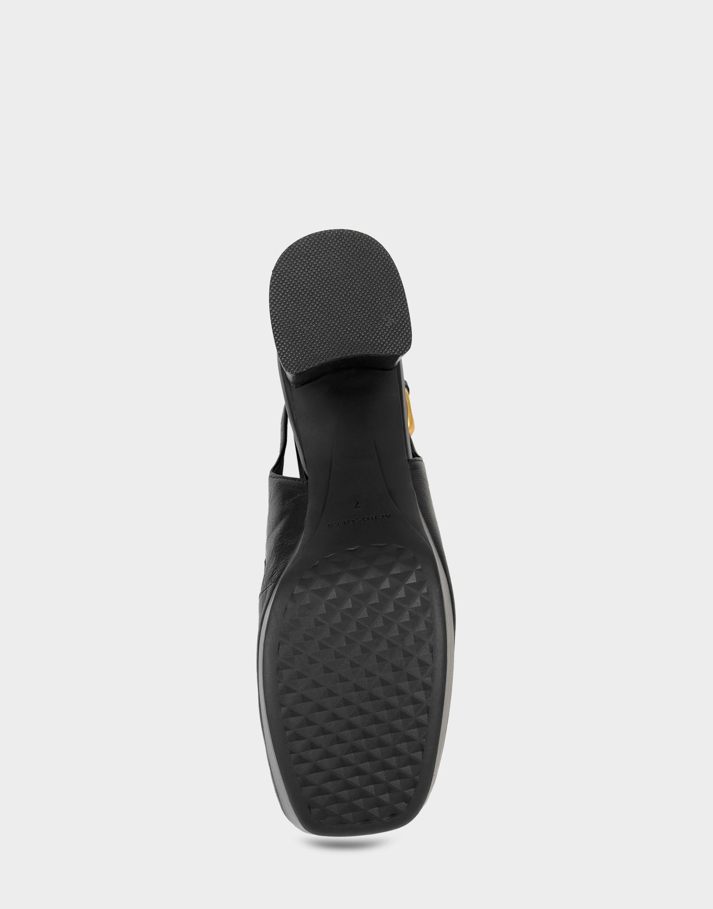 Aerosoles Women's Slingback Platform in Black Leather