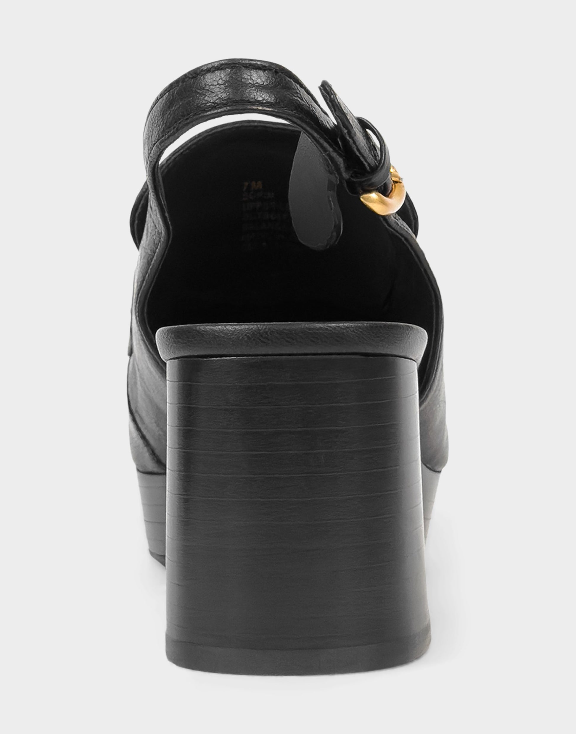 Aerosoles Women's Slingback Platform in Black Leather