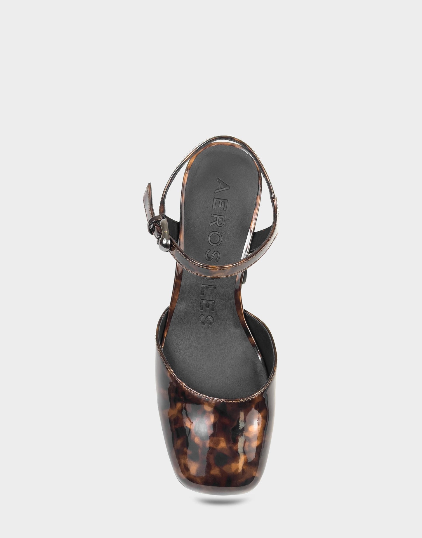 Aerosoles Women's Two Piece Platform in Tortoise Patent