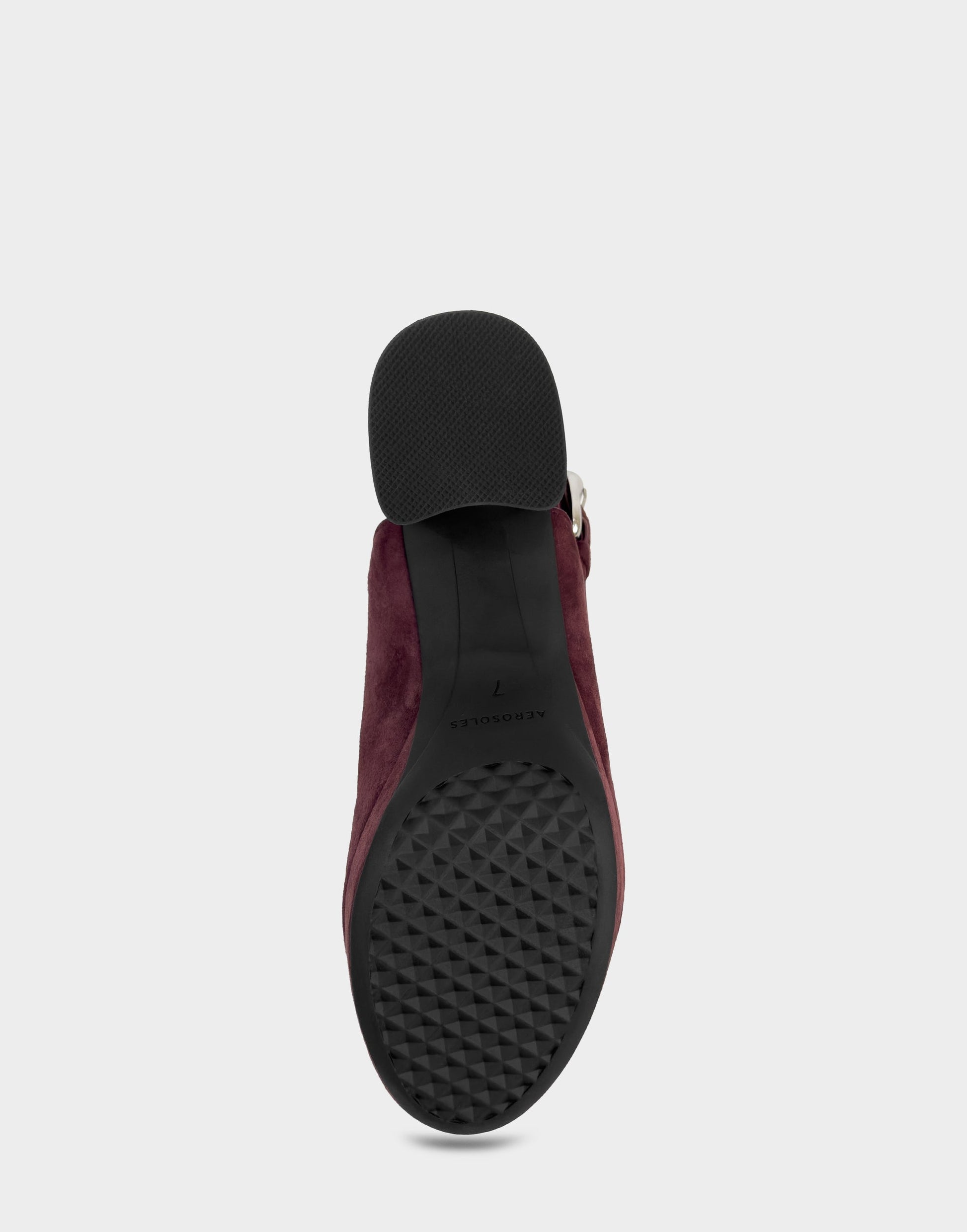 Aerosoles Women's Platform Sandal in Fig Suede