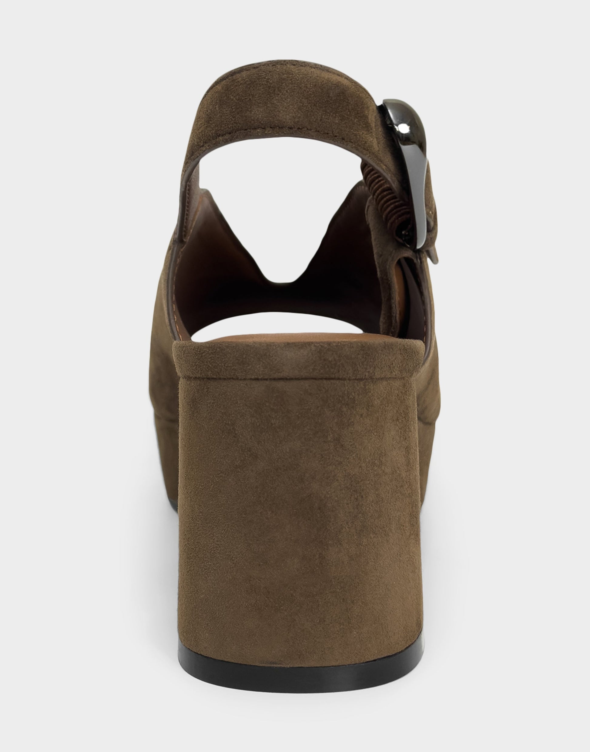 Aerosoles Women's Platform Sandal in Mocha Suede