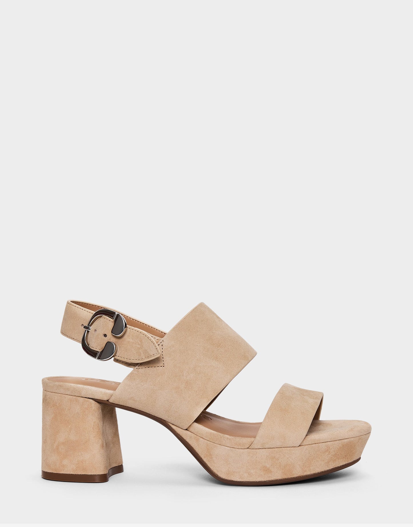 Aerosoles Comfortable Women's Platform Sandal In Cipria Suede