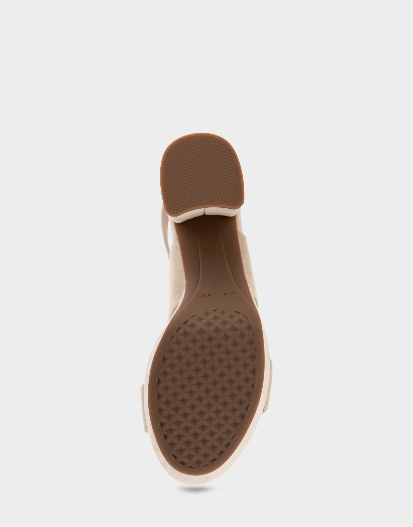 Aerosoles Comfortable Women's Platform Sandals in Stone Suede