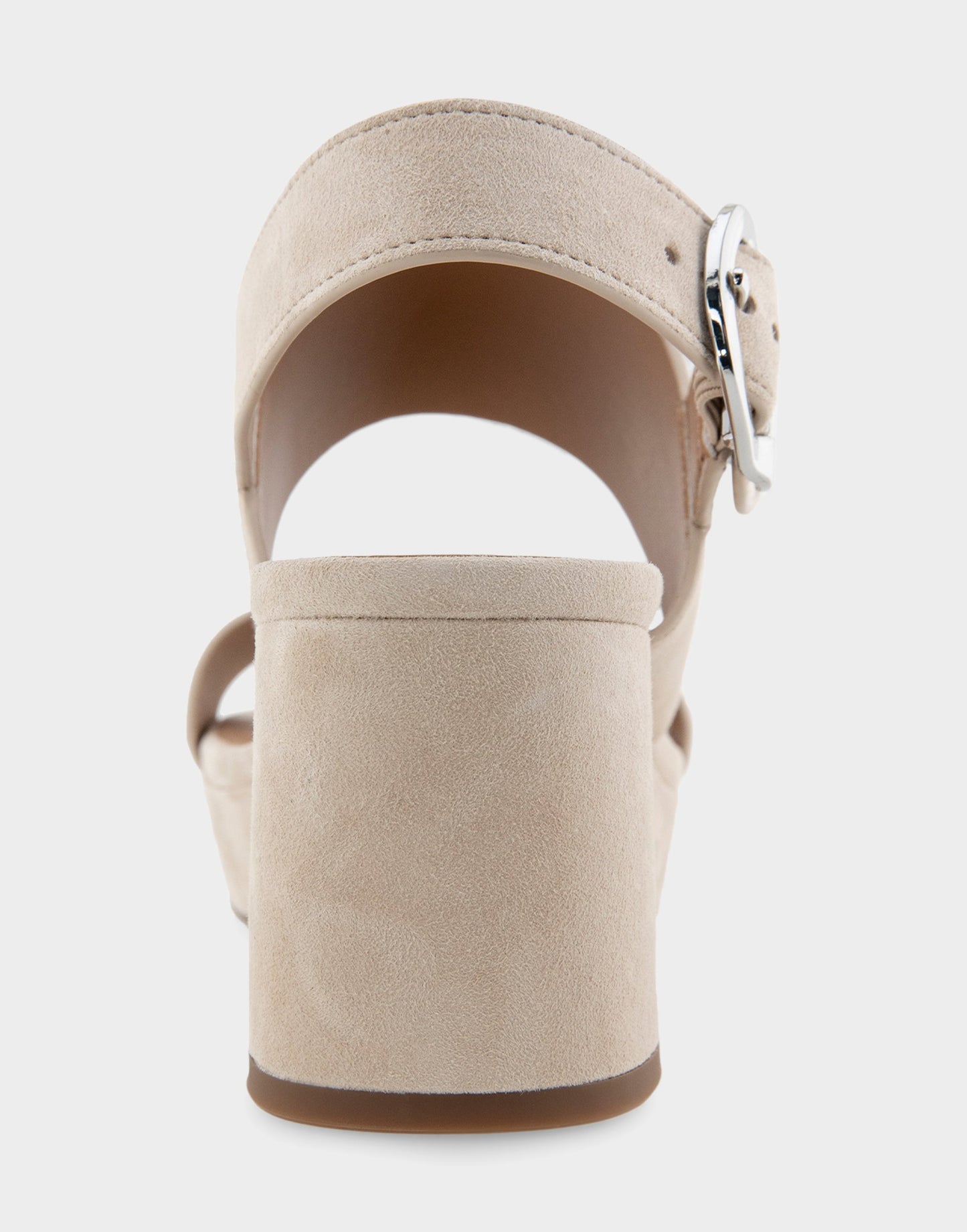 Aerosoles Comfortable Women's Platform Sandals in Stone Suede