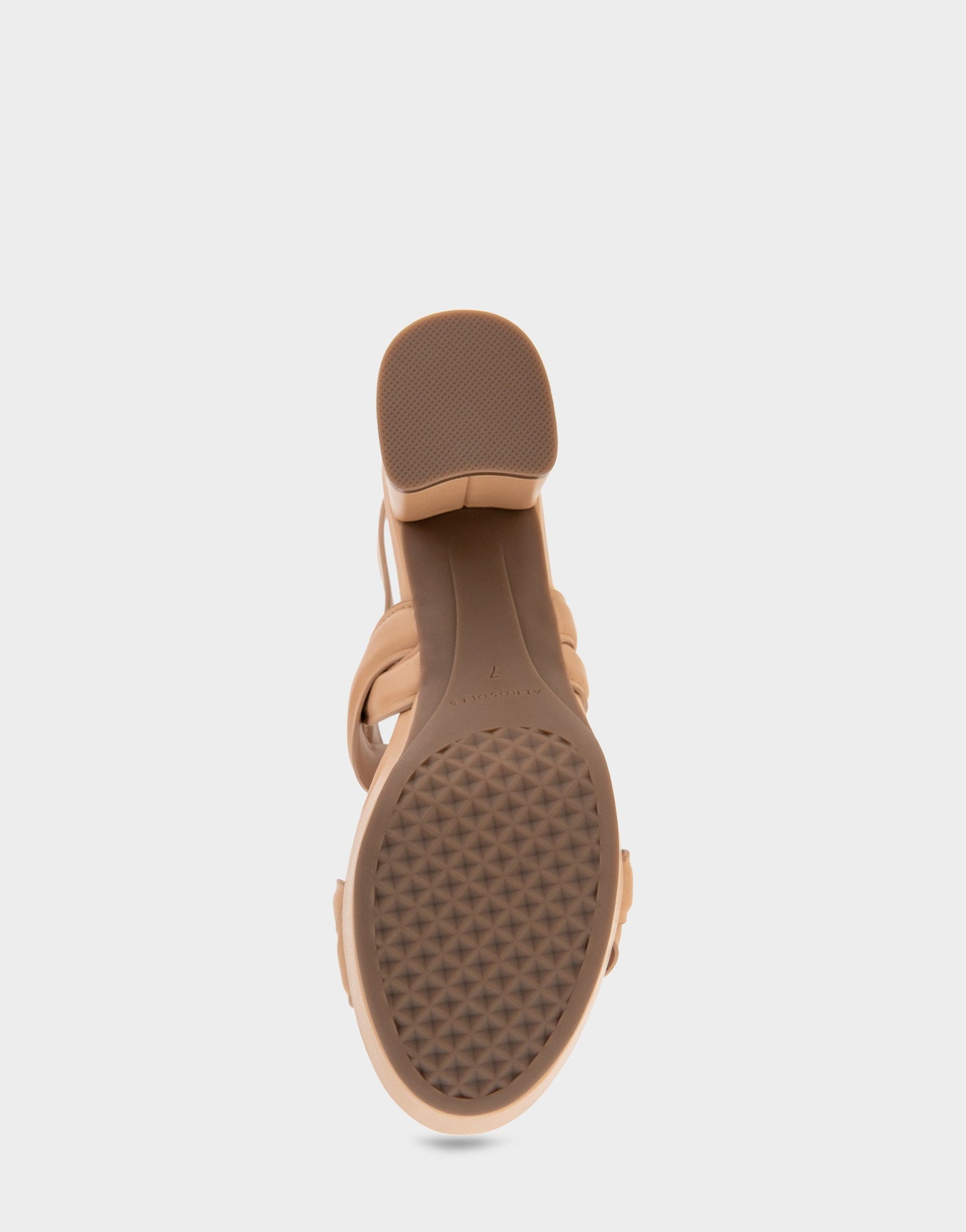 Aerosoles Comfortable Women's Platform Sandals in Beige Bisque Leather