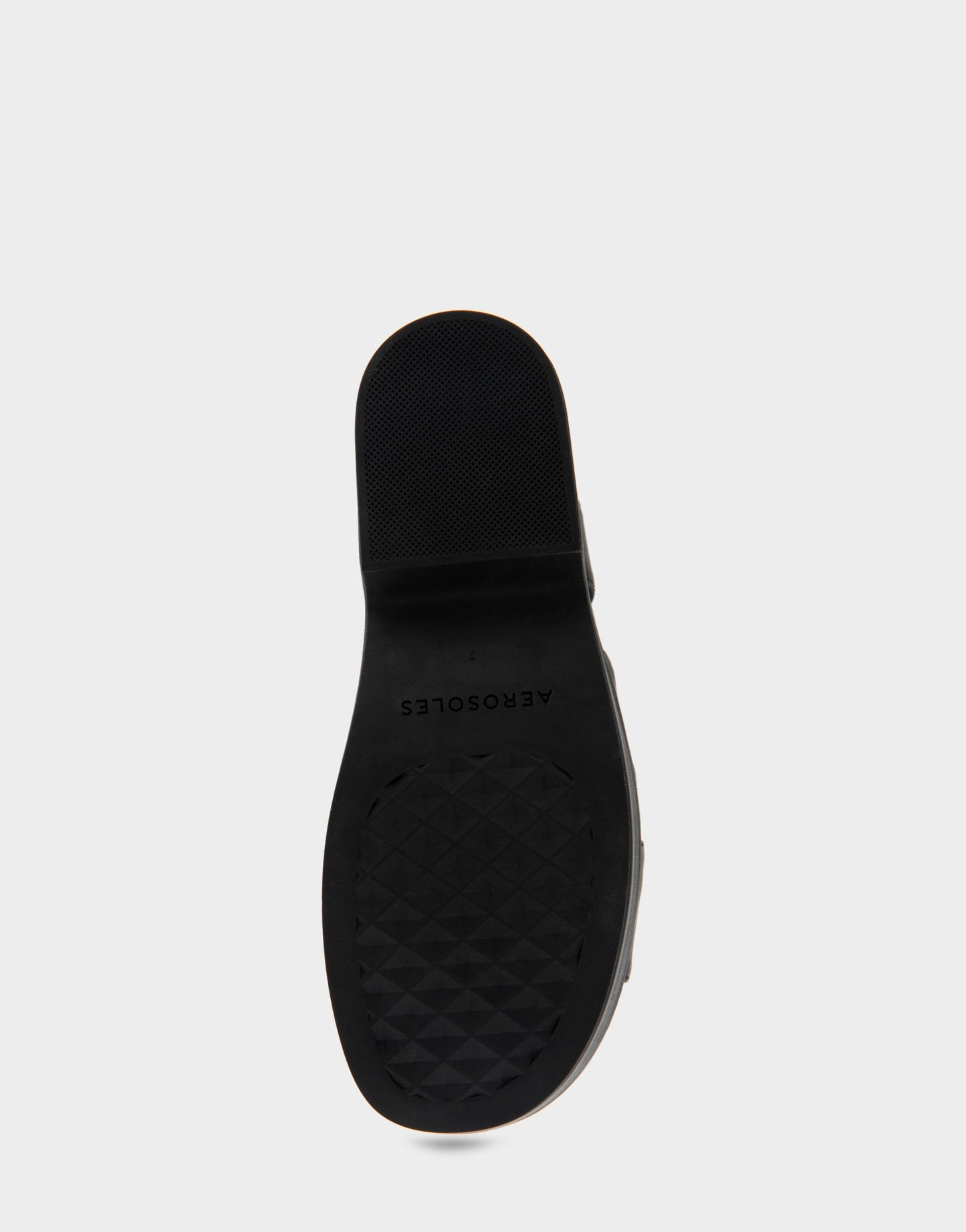 Aerosoles Comfortable Women's Platform Sandals in Black Leather