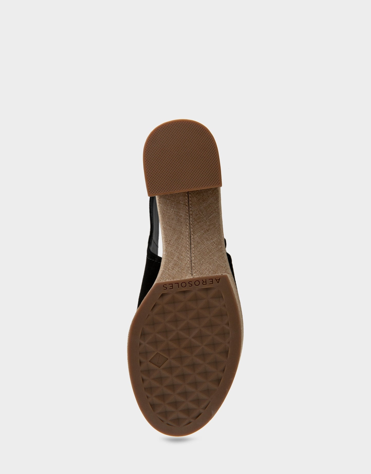 Aerosoles Comfortable Women's Platform Sandals in Black Suede