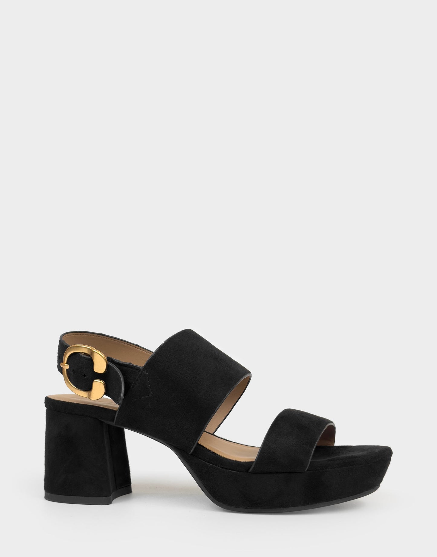 Aerosoles Comfortable Women's Sandal in Black Faux Suede