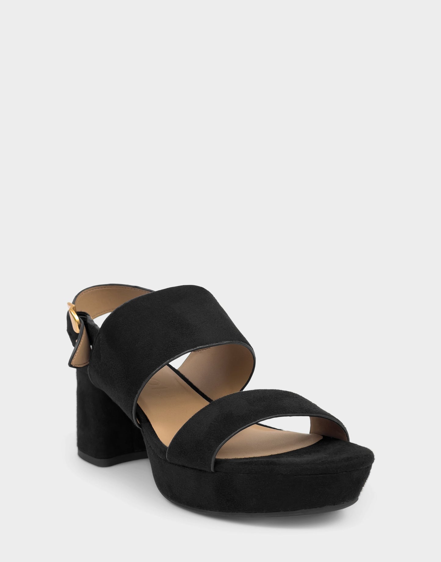 Aerosoles Comfortable Women's Sandal in Black Faux Suede