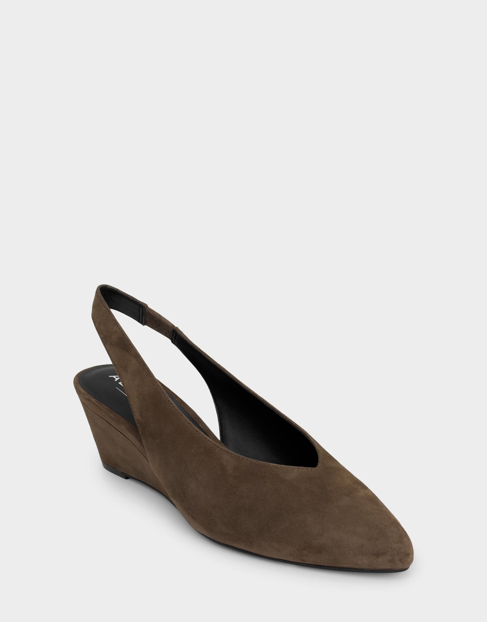 Aerosoles Comfortable Women's Slingback In Brown Suede