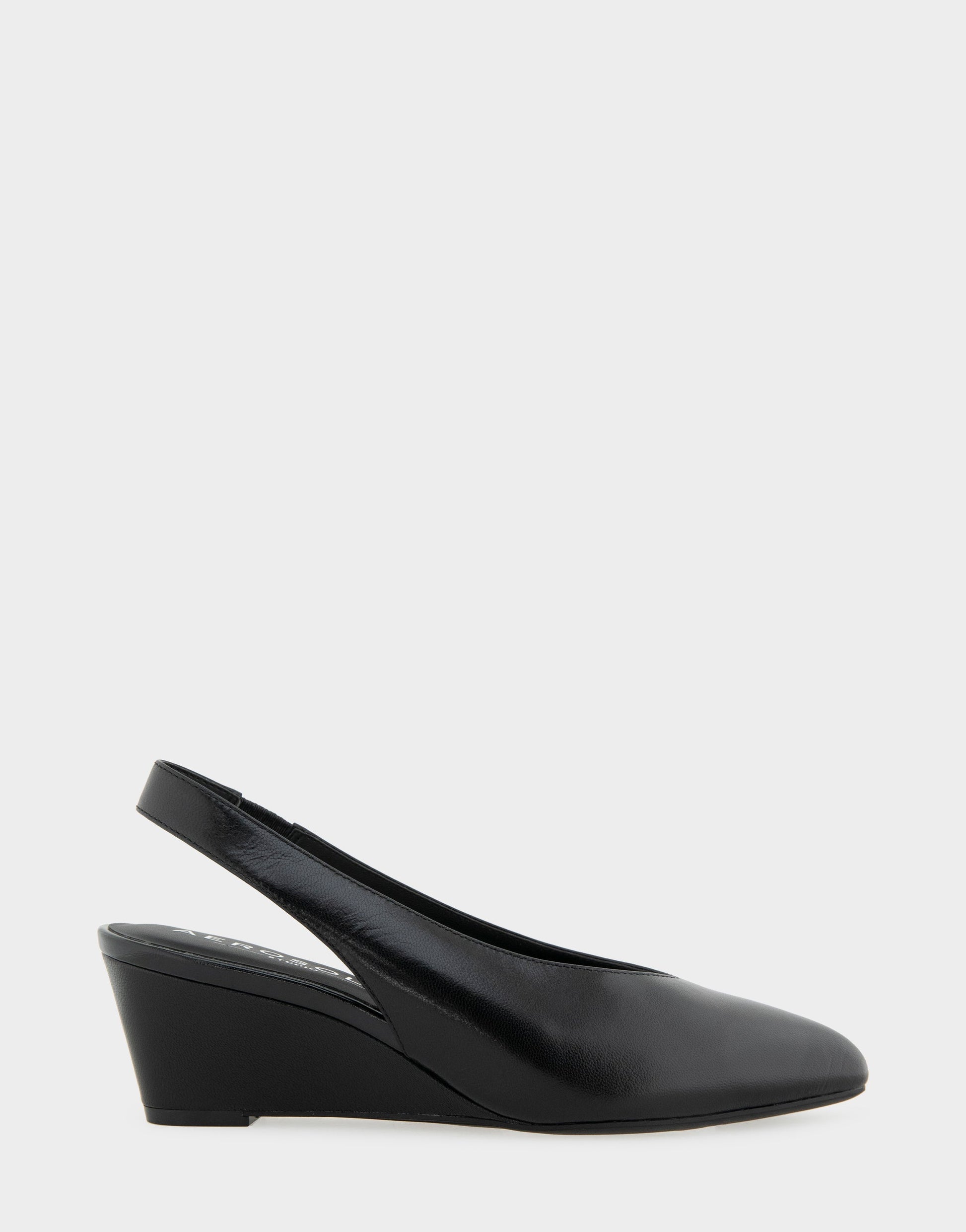 Aerosoles Comfortable Women's Slingback In Black Suede