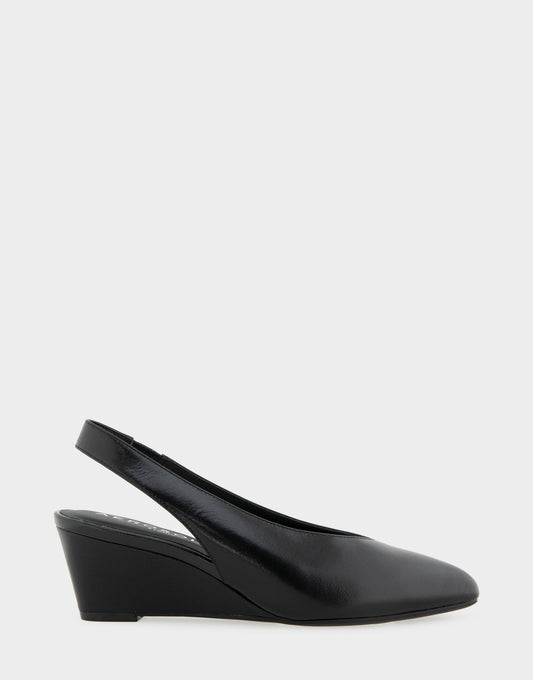 Aerosoles Comfortable Women's Slingback In Black Suede