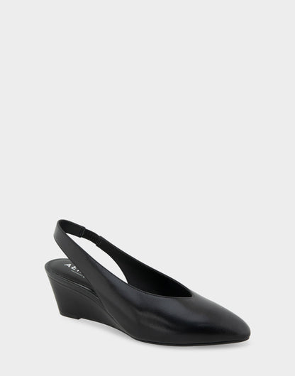 Aerosoles Comfortable Women's Slingback In Black Suede