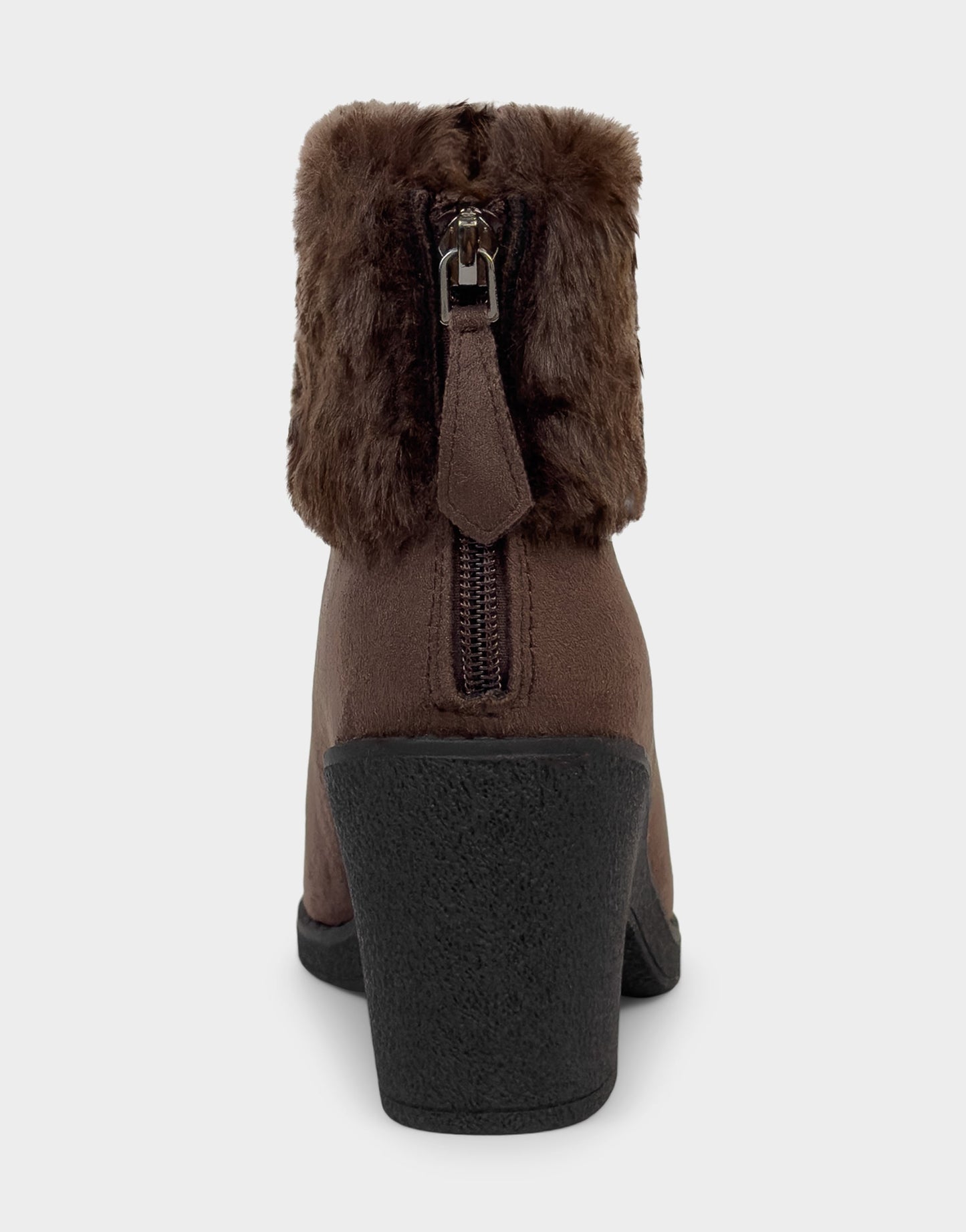 Aerosoles Comfortable Women's Wedge Bootie In Brown Faux Suede
