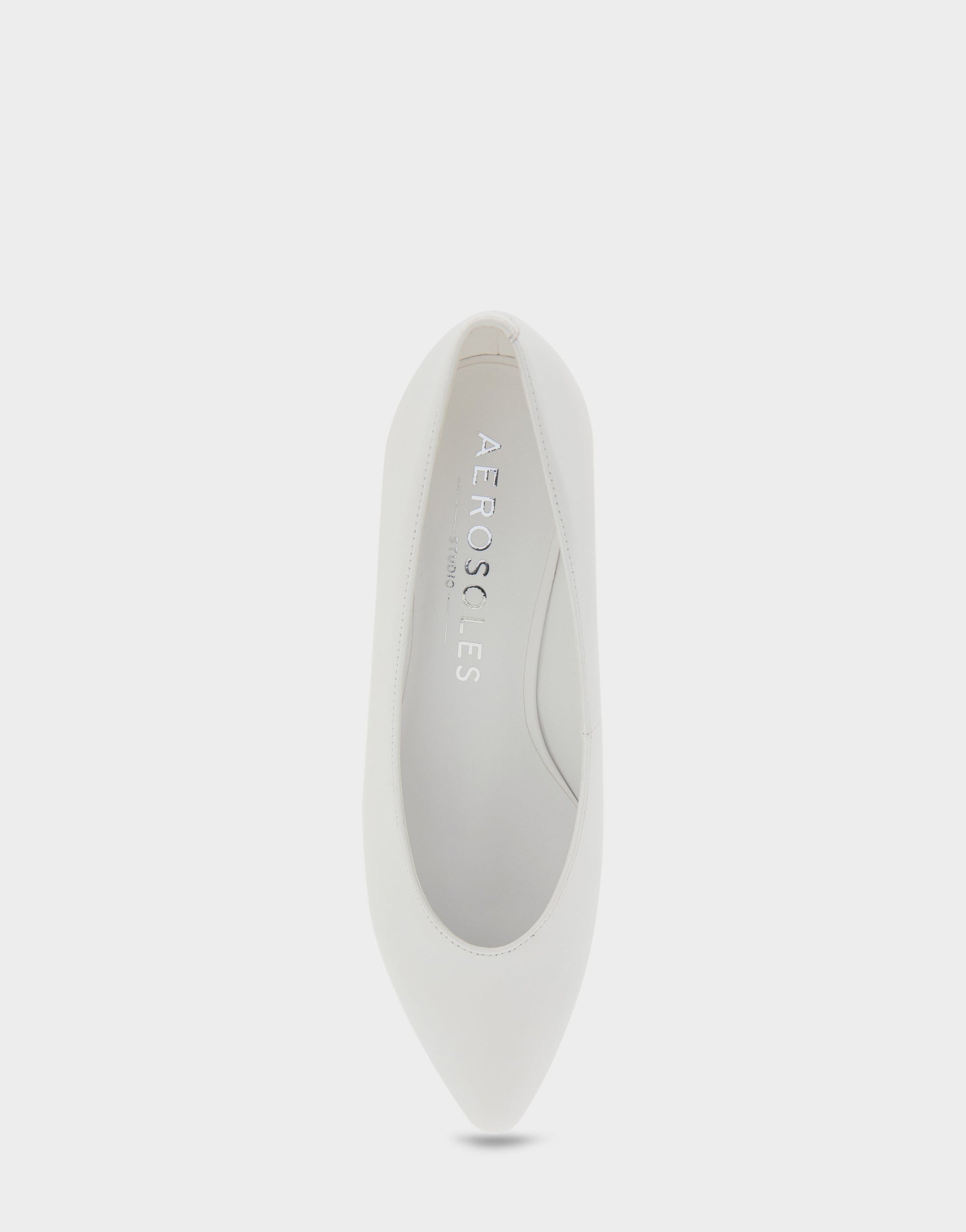 Aerosoles Comfortable Women's Wedge Heels in White Leather