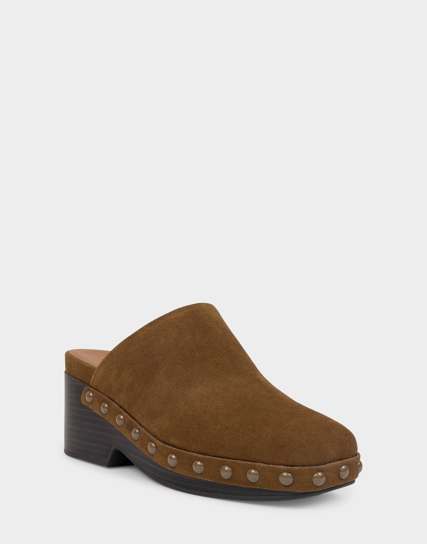 Aerosoles Comfortable Women's Clog In Brown Suede