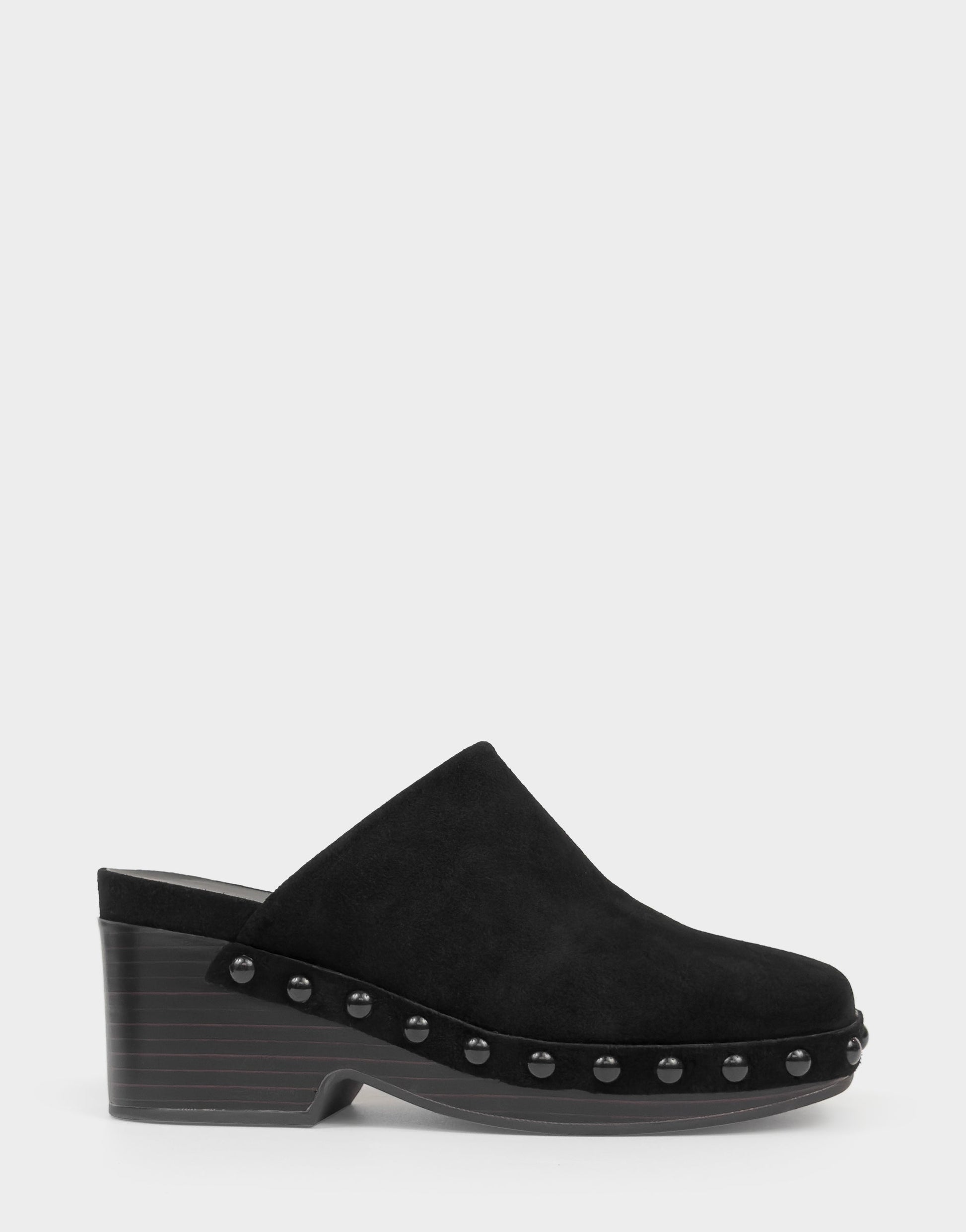 Aerosoles Comfortable Women's Clog In Black Suede