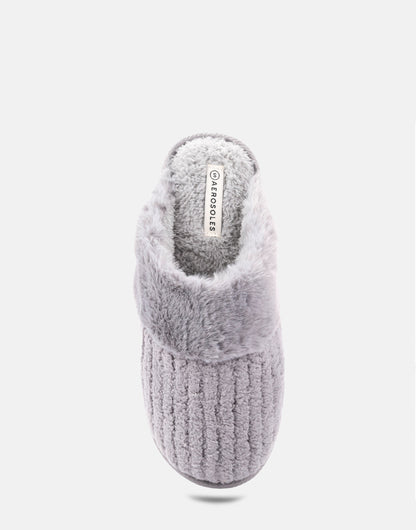 Aerosoles Comfortable Women's Slipper in Grey Fabric