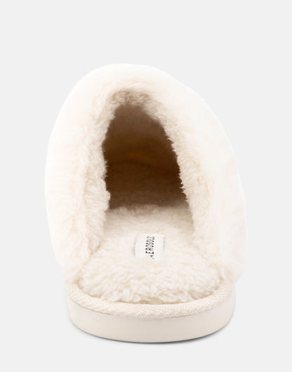 Aerosoles Comfortable Women's Slipper in Off White Fabric