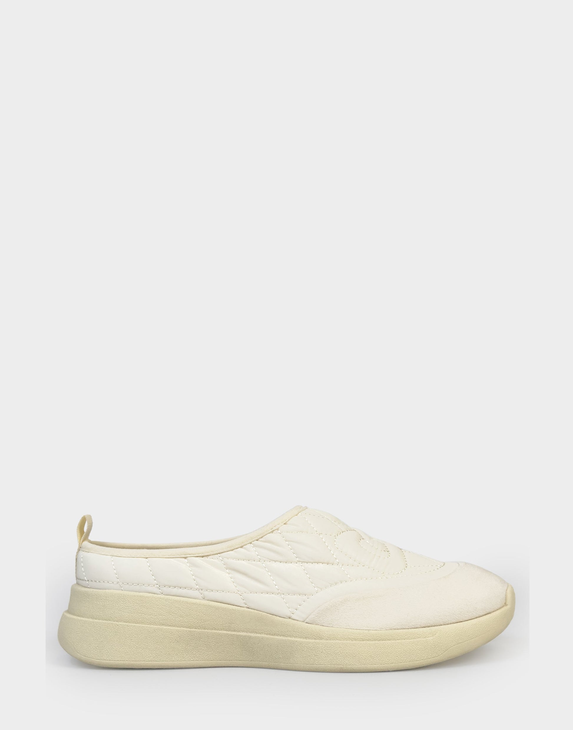 Aerosoles Comfortable Women's Mule Sneaker In Off White Fabric