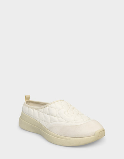 Aerosoles Comfortable Women's Mule Sneaker In Off White Fabric