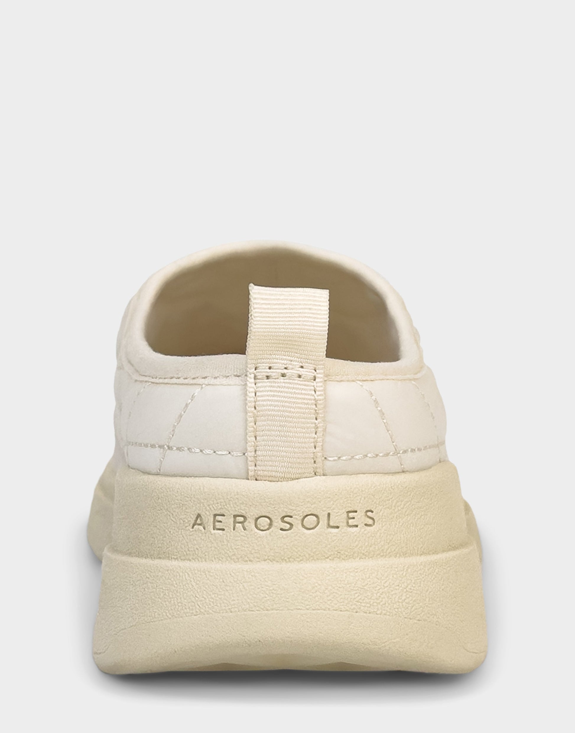 Aerosoles Comfortable Women's Mule Sneaker In Off White Fabric