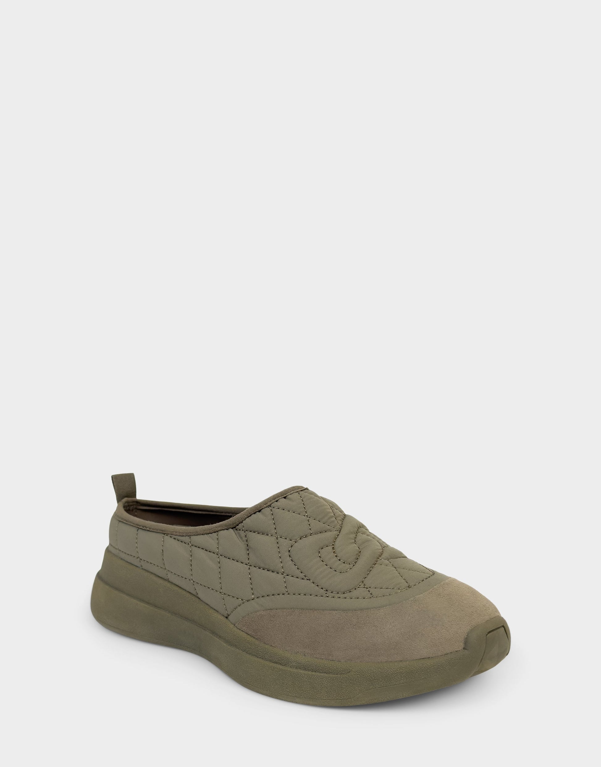 Aerosoles Comfortable Women's Mule Sneaker In Green Fabric