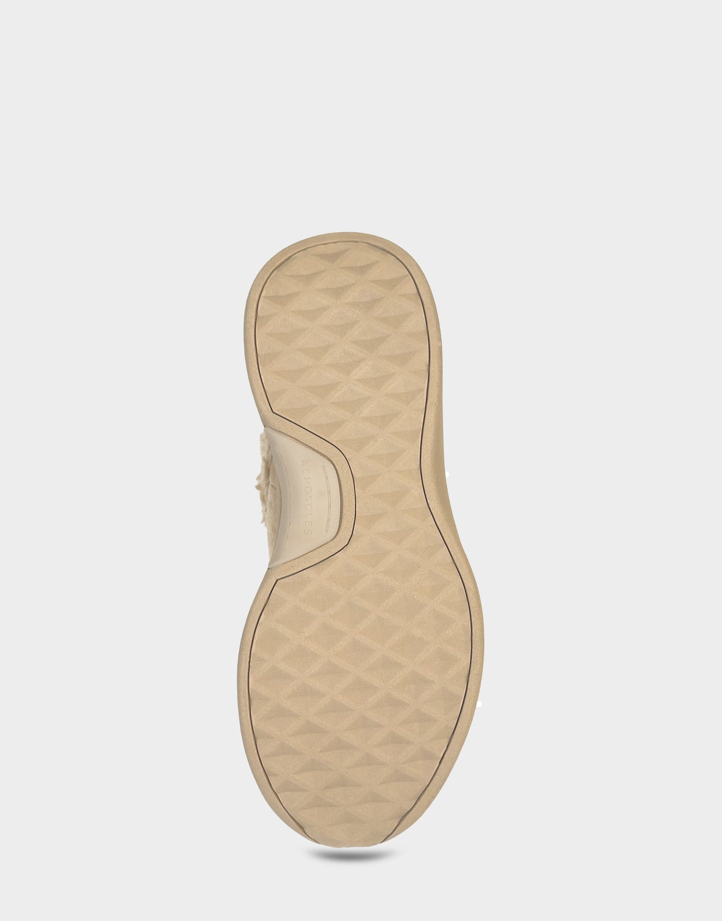 Aerosoles Comfortable Women's Sneaker Mule In Beige Faux Suede
