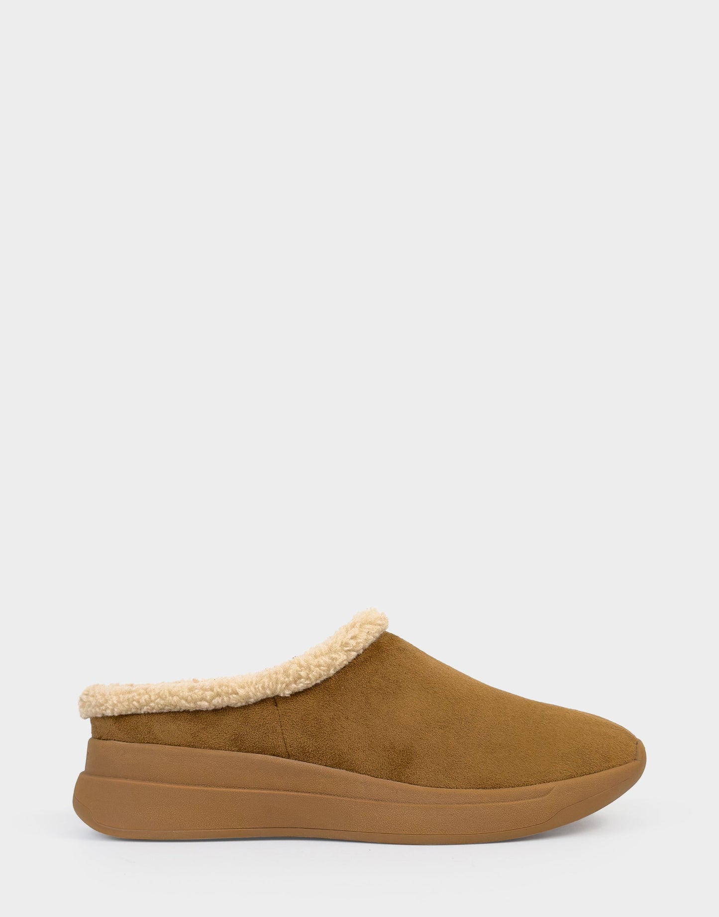 Aerosoles Comfortable Women's Sneaker Mule In Brown Faux Suede