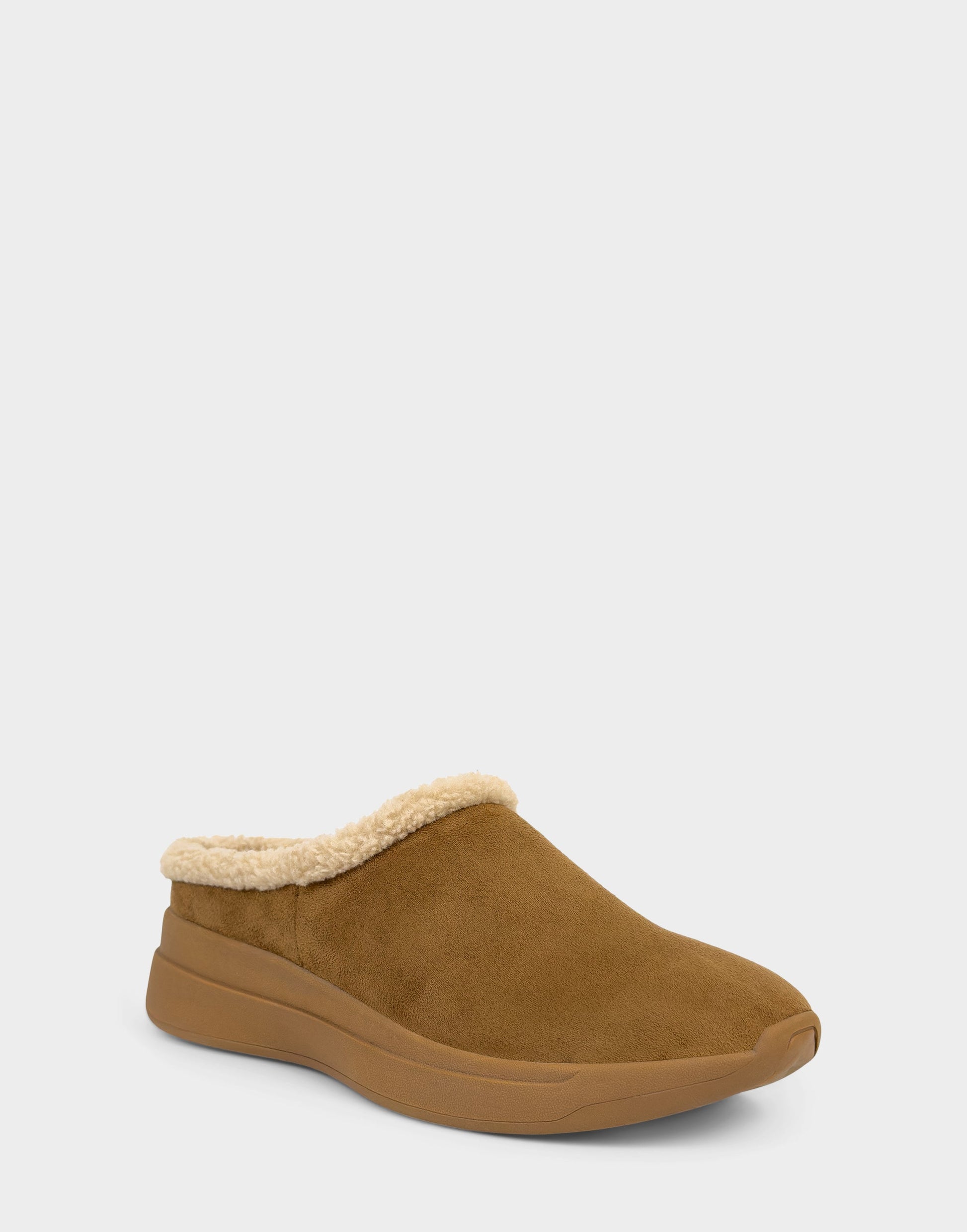 Aerosoles Comfortable Women's Sneaker Mule In Brown Faux Suede