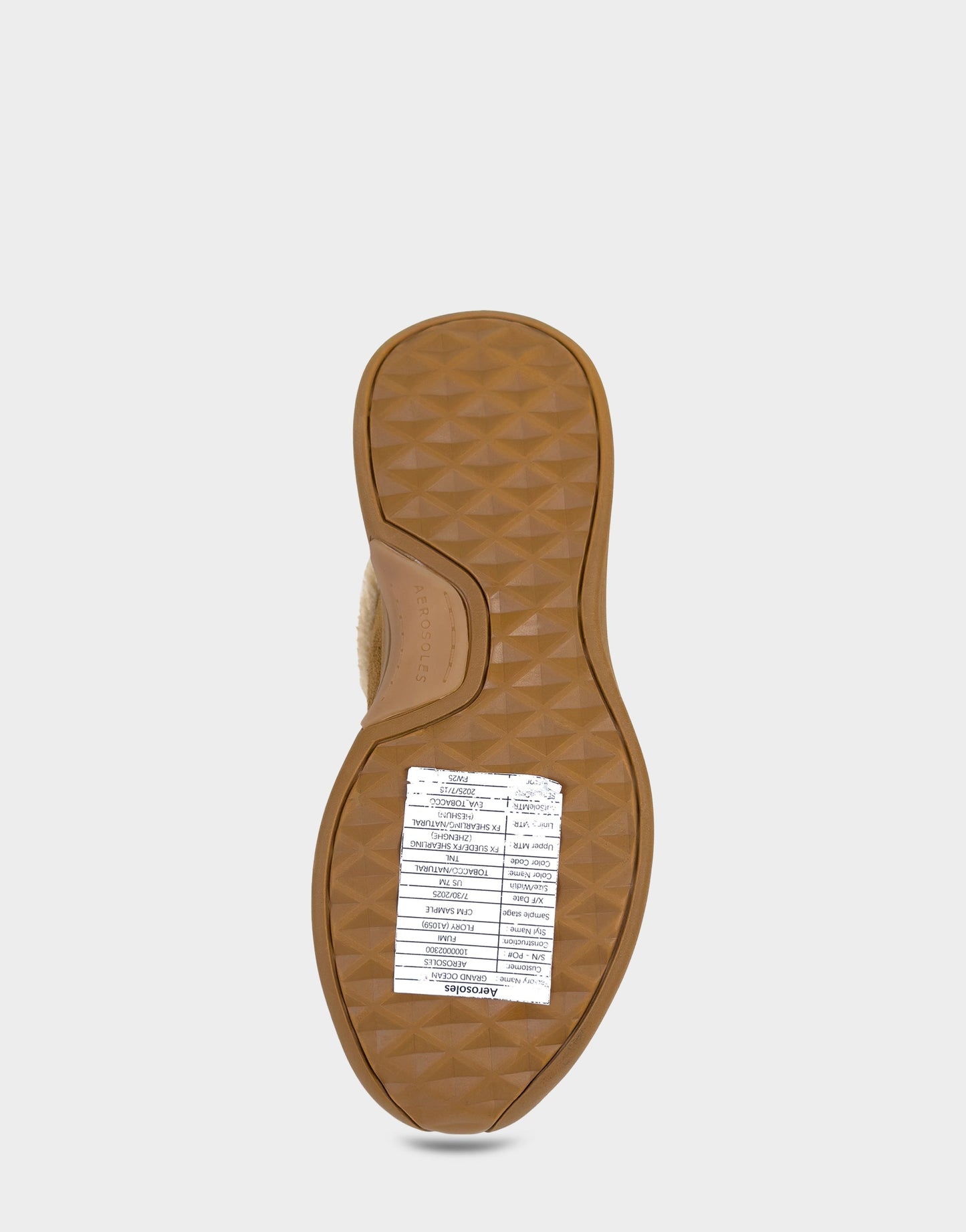 Aerosoles Comfortable Women's Sneaker Mule In Brown Faux Suede