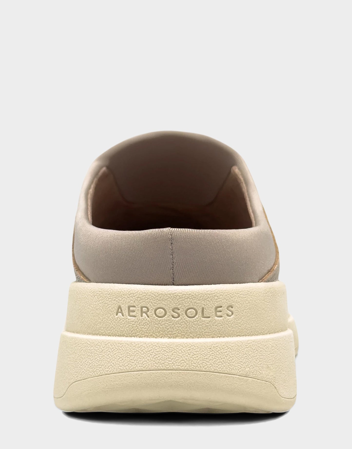 Aerosoles Comfortable Women's Mule in Natural Faux Leather/neoprene