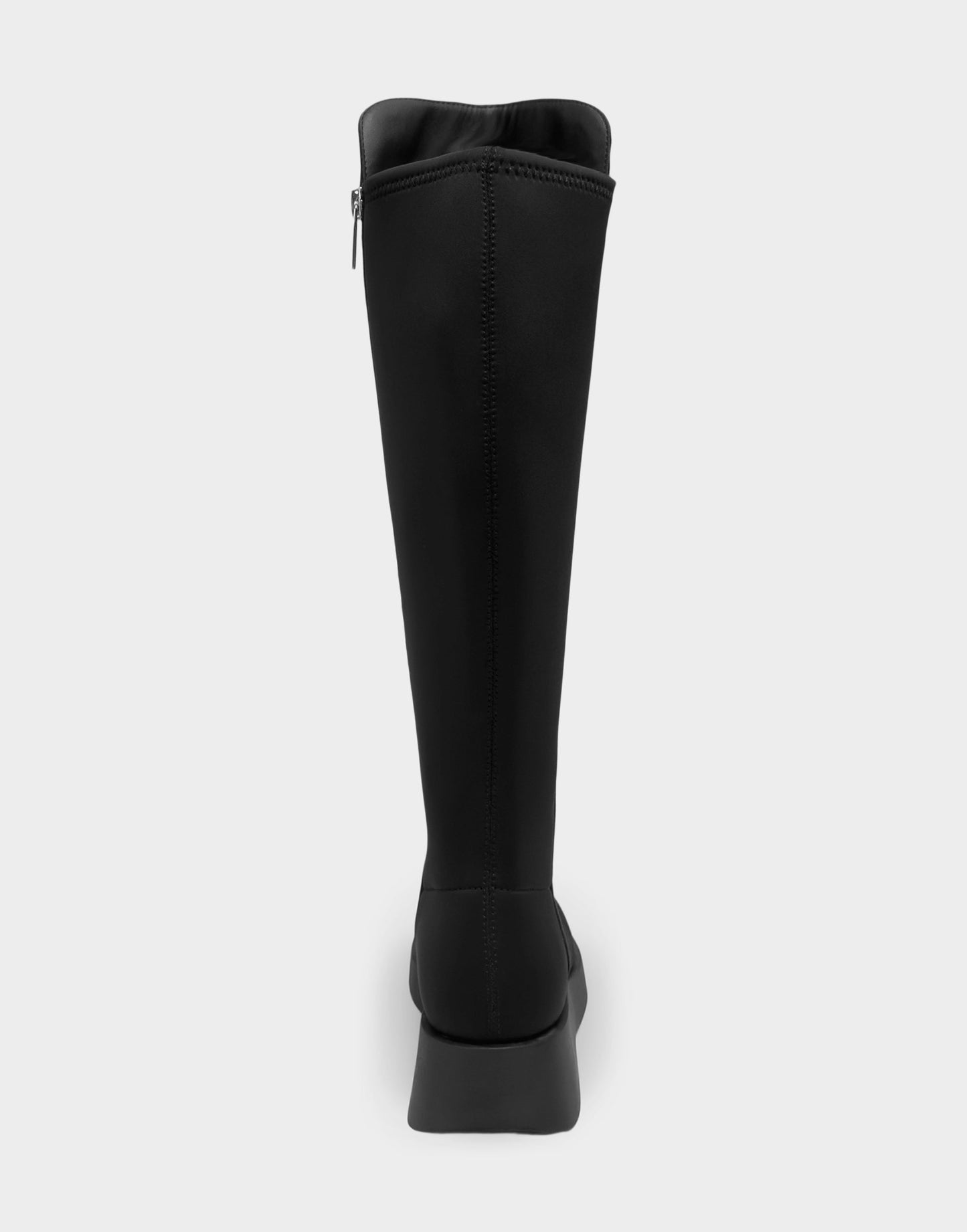 Aerosoles Comfortable Women's Flatform Boot In Black Leather