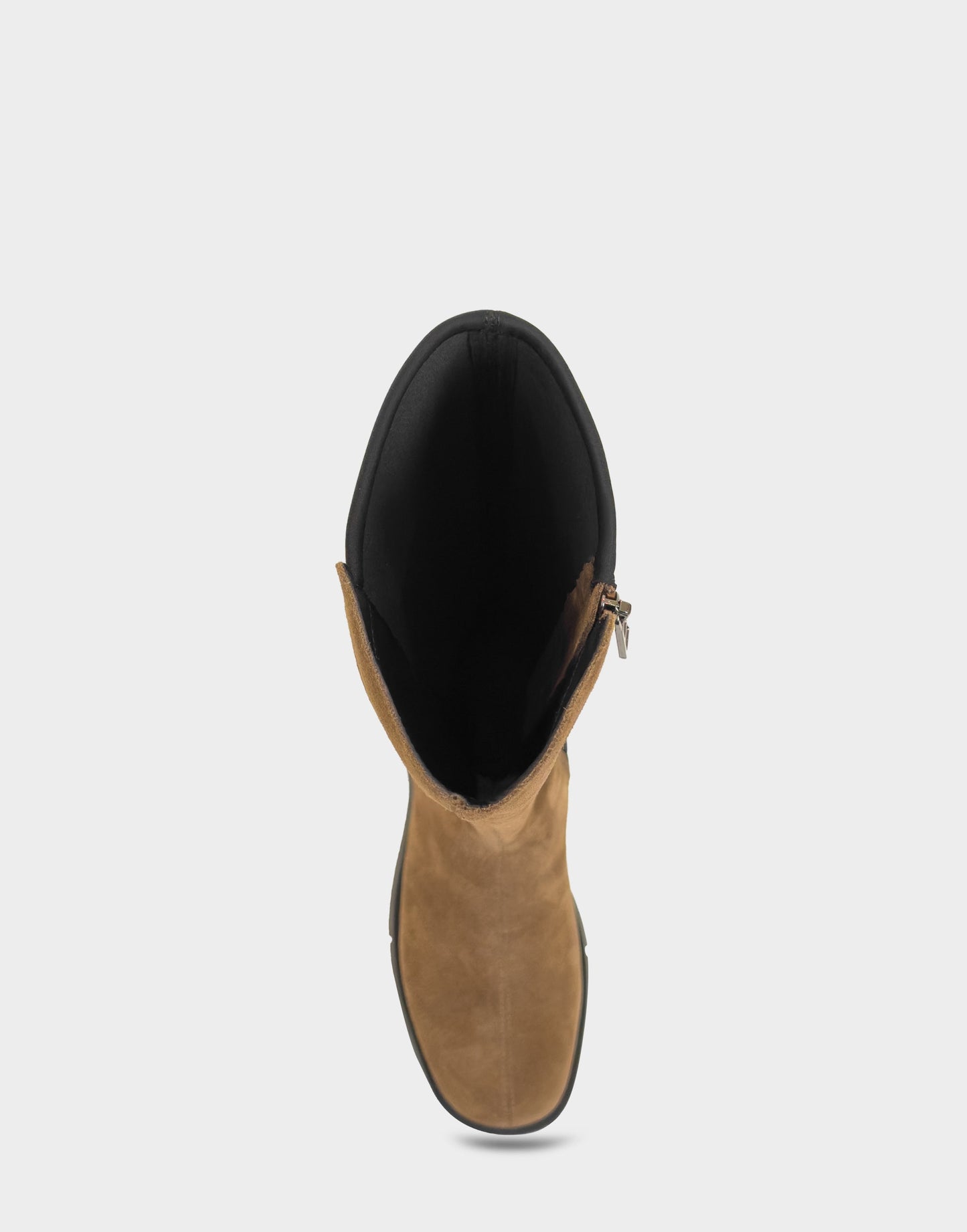 Aerosoles Comfortable Women's Flatform Boot In Brown Suede